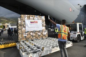 Cargamento con Asistencia Técnica Humanitaria enviado por Turquía