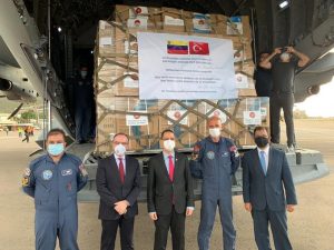 Cargamento con Asistencia Técnica Humanitaria enviado por Turquía
