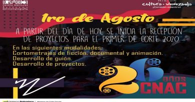 Cenac inicia recepción de proyectos cinematográficos para primer de corte 2020