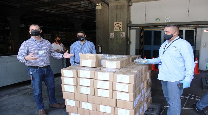 Cantv recibe material estratégico para reparar averías en todo el país