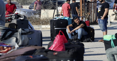 Egipto reabre temporalmente cruce fronterizo con franja de Gaza