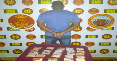 GNB aprehendió a ciudadano con 230 chips de líneas telefónicas sin documentación legal en el estado Bolívar