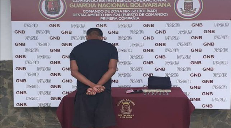 GNB detenido con cripy en Tumeremo