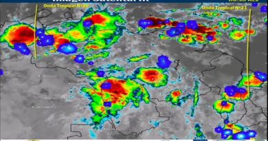 Inameh: este sábado continuarán las lluvias en gran parte del país