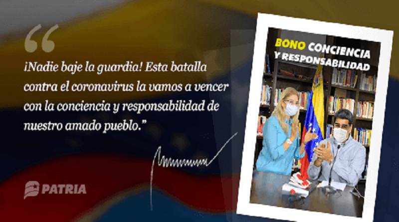 Inicia entrega de Bono Conciencia y Responsabilidad a través del Carnet de la Patria