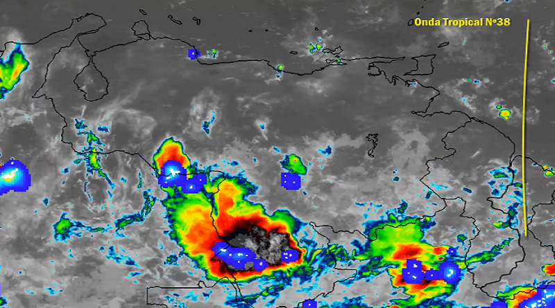 Inameh | Onda Tropical número 38 origina precipitaciones variables en varias zonas del país