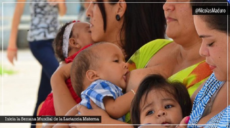 Venezuela impulsa y fortalece la práctica de la lactancia materna