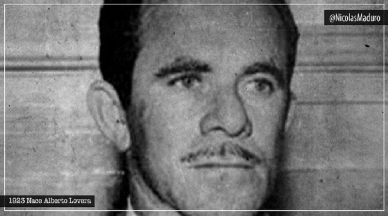 Venezuela conmemoró los 97 años del líder Alberto Lovera militante que luchó por la justicia social de la patria