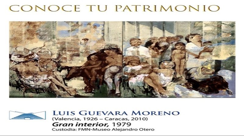 Museo Alejandro Otero muestra en las redes sociales el “Gran Interior” de Luis Guevara Moreno