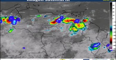 Se espera nubosidad y precipitaciones en algunas regiones del territorio venezolano 