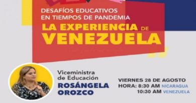 Venezuela intercambiará experiencias educativas en videoconferencia sobre los "Desafíos Educativos en tiempos de Pandemia"