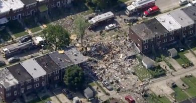 Una gran explosión en Baltimore destruye varios edificios residenciales (AP)