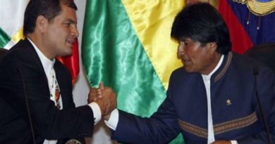 Evo Morales y Rafael Correa