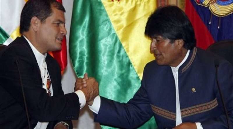 Evo Morales y Rafael Correa
