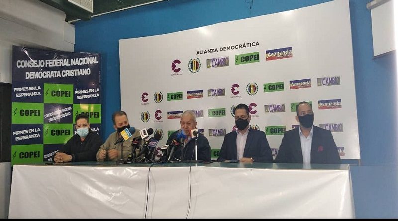 Alianza Democrática ratifica disposición de respetar la Constitución y de participar el 6D pese a presiones imperiales