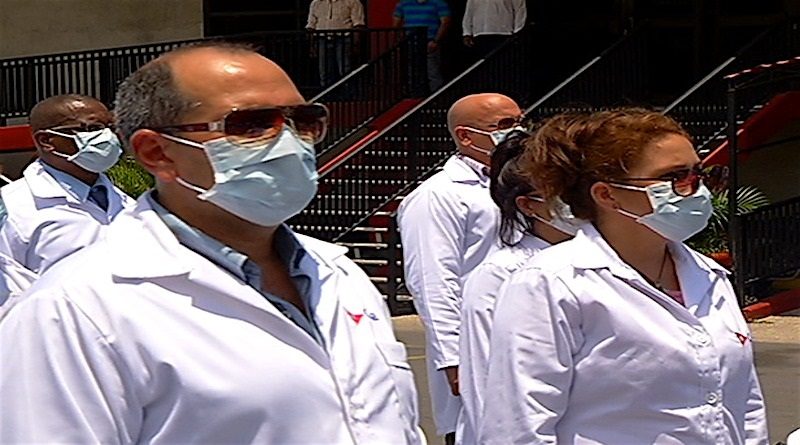 Arriban a Venezuela 93 médicos cubanos para incorporarse a la lucha contra la COVID-19