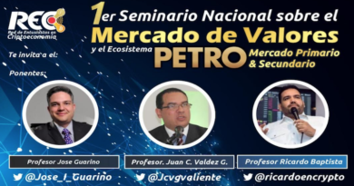 Este sábado realizarán primer seminario nacional sobre Mercado de Valores y Ecosistema Petro