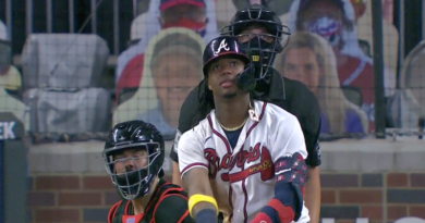 EL ABUSADOR | Pegó su décimo jonrón de la temporada en la histórica victoria de los Bravos 29-9 ante los Marlins