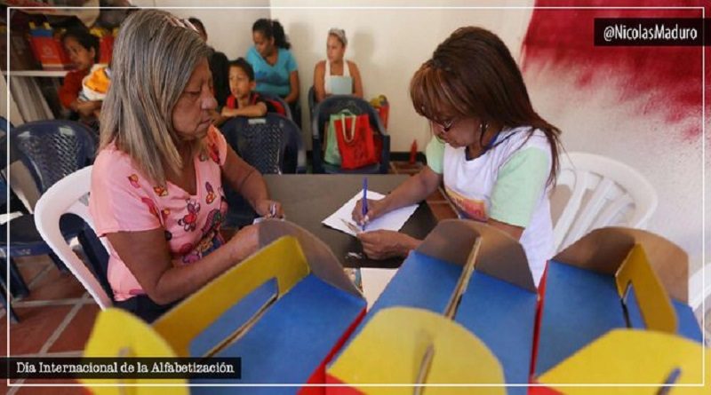 En el Día Internacional de la Alfabetización Venezuela avanza en la construcción de un sistema de educación liberador e inclusivo