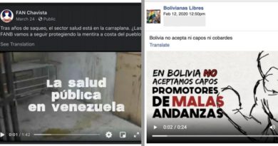 Empresa de EEUU gastó millones en una "guerra sucia" en Facebook contra Maduro, Morales y López Obrador