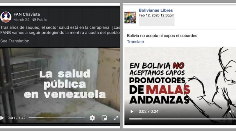 Empresa de EEUU gastó millones en una "guerra sucia" en Facebook contra Maduro, Morales y López Obrador