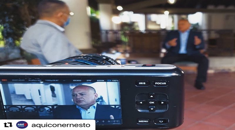 ¡No te la pierdas! Diosdado Cabello hará revelaciones importantes este domingo en entrevista al programa "Aquí Con Ernesto"