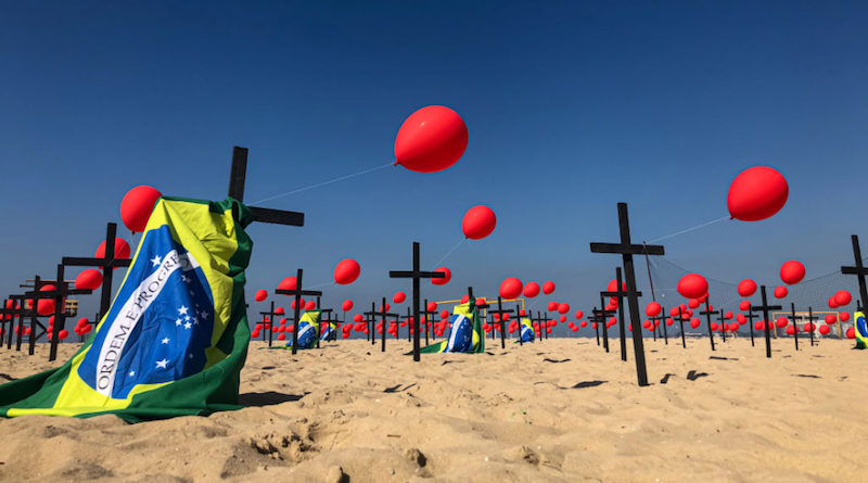 Brasil supera los 122 mil decesos por COVID-19