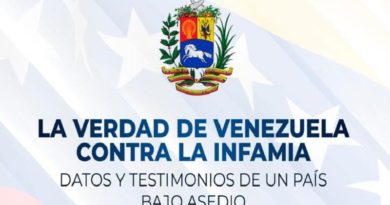 Arreaza compartió informe “La verdad de Venezuela contra la Infamia. Datos y testimonios de un país bajo asedio”