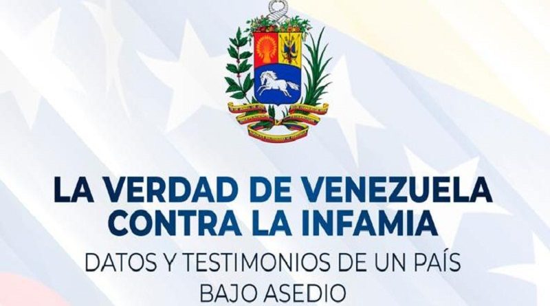 Arreaza compartió informe “La verdad de Venezuela contra la Infamia. Datos y testimonios de un país bajo asedio”