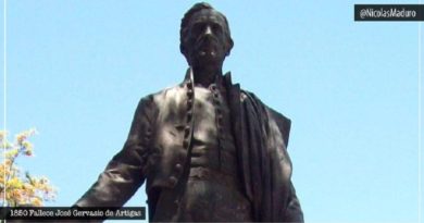 Pueblo venezolano se une a Uruguay en el 170° aniversario de la siembra de José Gervasio Artigas, protector de los Pueblos Libres