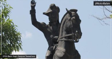 Venezuela recuerda lucha del héroe Jean Jacques Dessalines a 262 años de su natalicio
