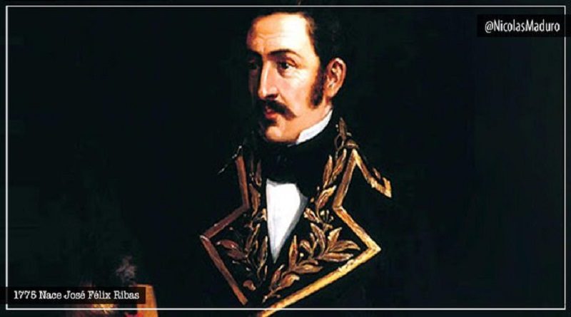 Venezuela celebra 245 años del natalicio del G/J José Félix Ribas ejemplo de juventud que defendió la libertad de los pueblos