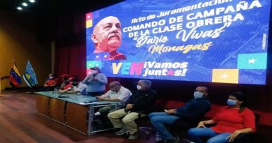 Juramentado Comando de Campaña de la Clase Obrera trabajadora Darío Vivas en Monagas