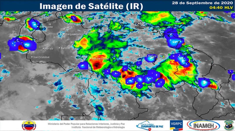 Inameh: Onda Tropical Nº 49 genera nubosidad y lluvias en el país