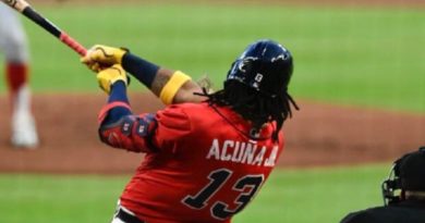 Ronald Acuña Jr. y Ehire Adrianza conectaron Grand Slams en paliza de Bravos 20-1 ante Piratas