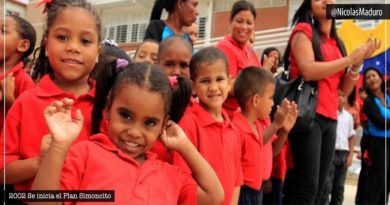 Jefe de Estado: ¡El Plan Simoncito cumple 18 años! Programa que nació gracias al amor infinito del Comandante Chávez