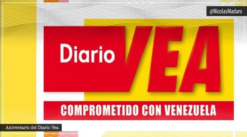  Diario VEA cumple 17 años difundiendo las victorias y avances de la Revolución
