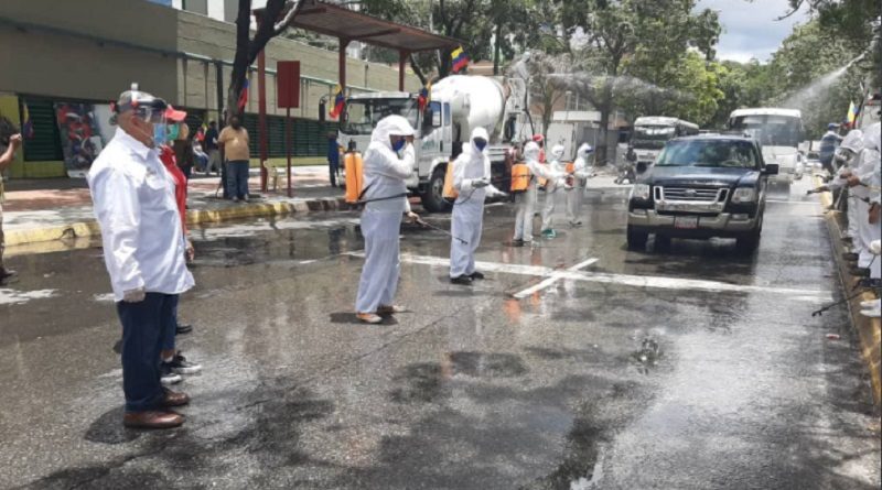Gobierno Nacional lleva a cabo 21 jornada de desinfección, limpieza y embellecimiento en municipio Sucre de Miranda