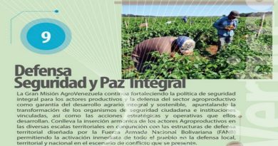 VÉRTICE 9 | Defensa, Seguridad y Paz Integral en el campo asegurará Gran Misión AgroVenezuela