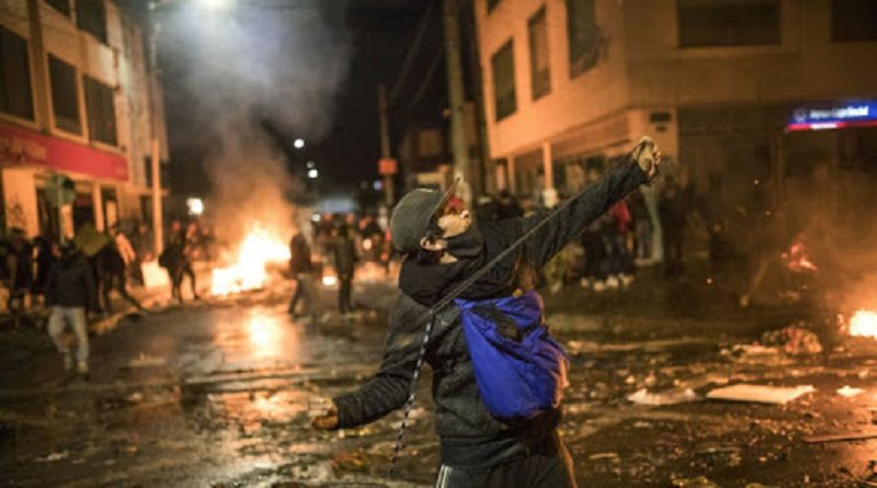 Reportan 148 heridos y 12 fallecidos durante protestas en Colombia