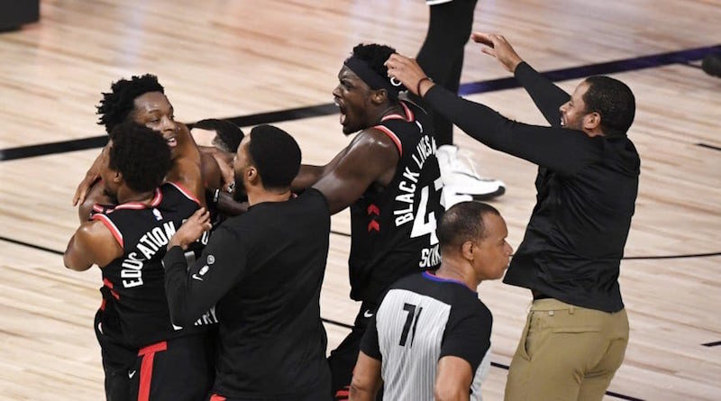 En el último segundo los Raptors vencen a Celtics en playoffs de la NBA