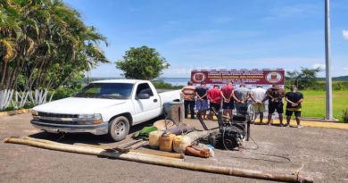 GNB capturó a ocho personas con equipos y material minero en el estado Bolívar 