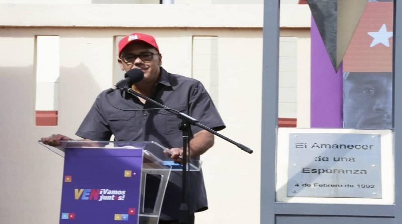 Jorge Rodríguez:Estás elecciones del 6D debe ser una lección para el mundo