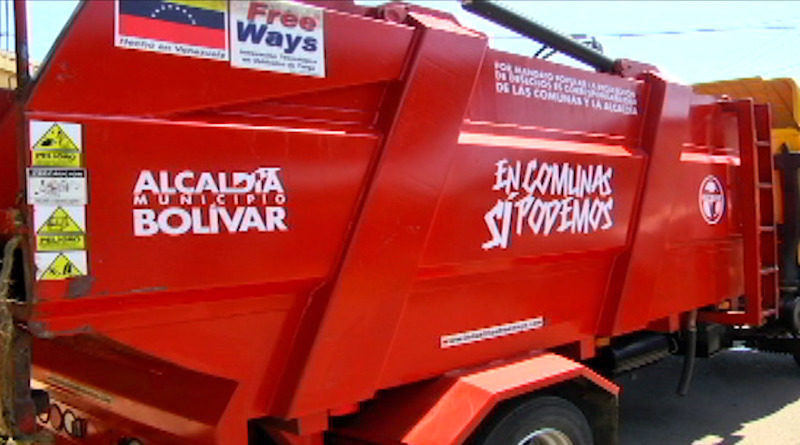 Entregan nuevas compactadoras en Barcelona como parte de las transferencias de competencias del Plan Municipal de Desarrollo Comunal