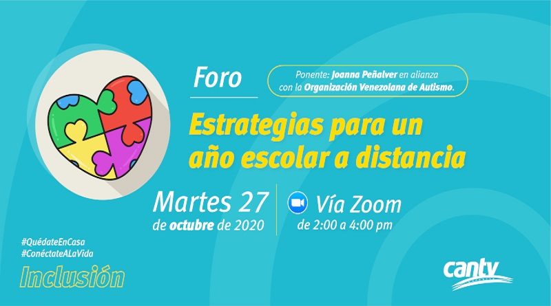 El 27OCT Conexión Solidaridad ofrece foro sobre estrategias para estudiar a distancia
