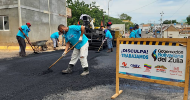 Colocarán 700 toneladas de asfalto en complejo universitario y turístico de Maracaibo
