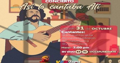 Cantores unirán sus voces para rendir homenaje al gran cantor del pueblo venezolano, Alí Primera