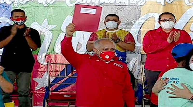 Diosdado Cabello reiteró que elecciones parlamentarias serán históricas y definitivas para la Revolución Bolivariana