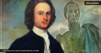 A 294 años de su natalicio | Venezuela honra memoria y lucha de Don Juan Vicente Bolívar por defender derechos del pueblo