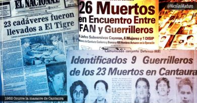 Jefe de Estado rinde homenaje a la memoria de los 23 mártires de la juventud revolucionaria asesinados y torturados en la Masacre de Cantaura